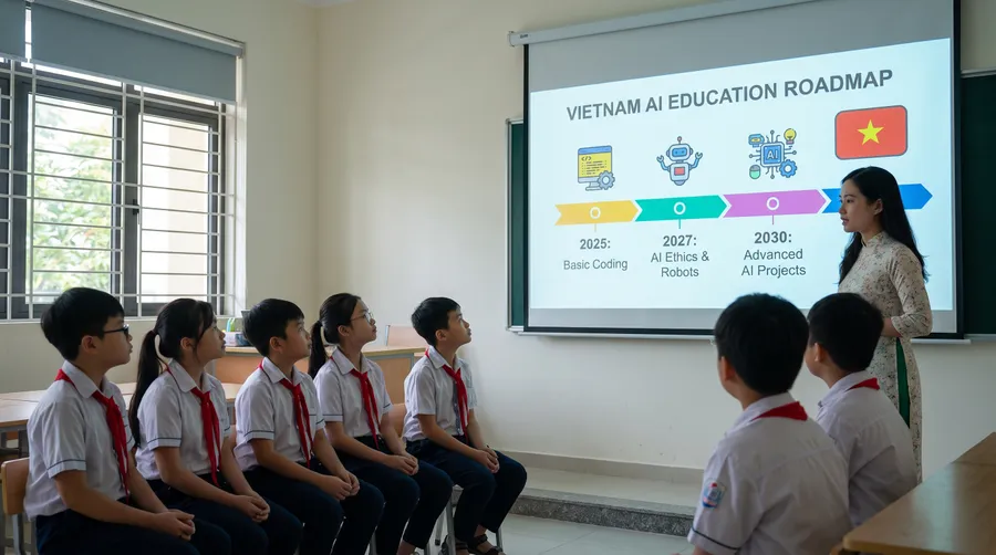3 Mốc Thời Gian Lộ Trình Giáo Dục AI Tại Việt Nam